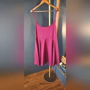 Vibrant Purple Sleeveless Dress